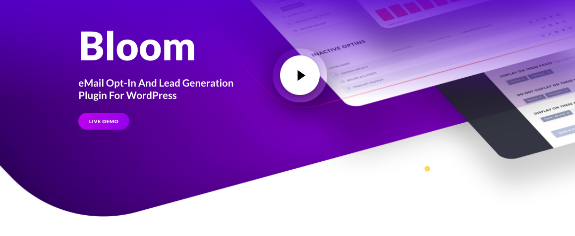 Bloom - Email Opt-in and Lead Generation plugin