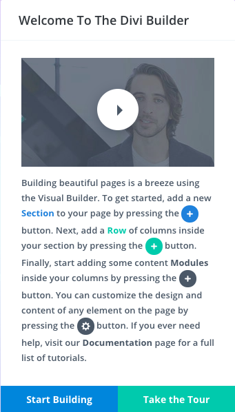 Divi Builder Live Demo - From the menu, go to: Divi / Live Builder Demo