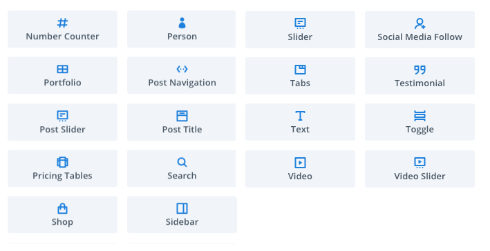 Divi Modules