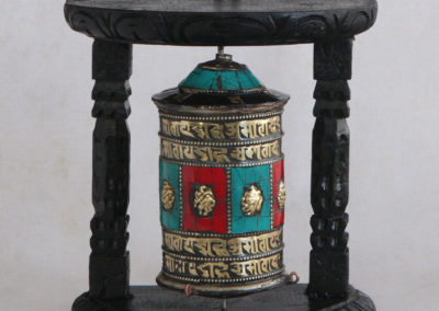 Auspicious Symbols Buddhist Prayer Wheel
