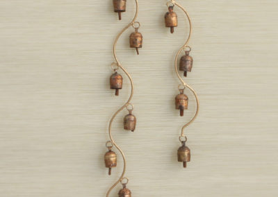 Curved Stem Wind Chime with Indian Bells