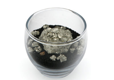 Healing Gemstone Desk Parfait - Pyrite