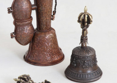 Premium Ornate Tibetan Bell and Dorje Set
