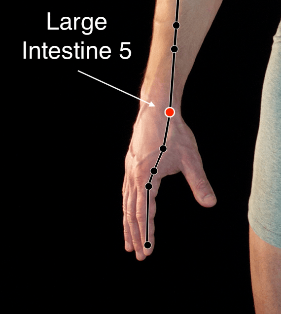 Large Intestine 5 acupressure point