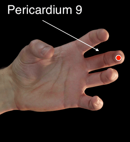 Pericardium 9 Acupressure Point