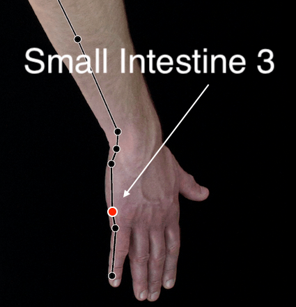 Small Intestine 3 acupressure point