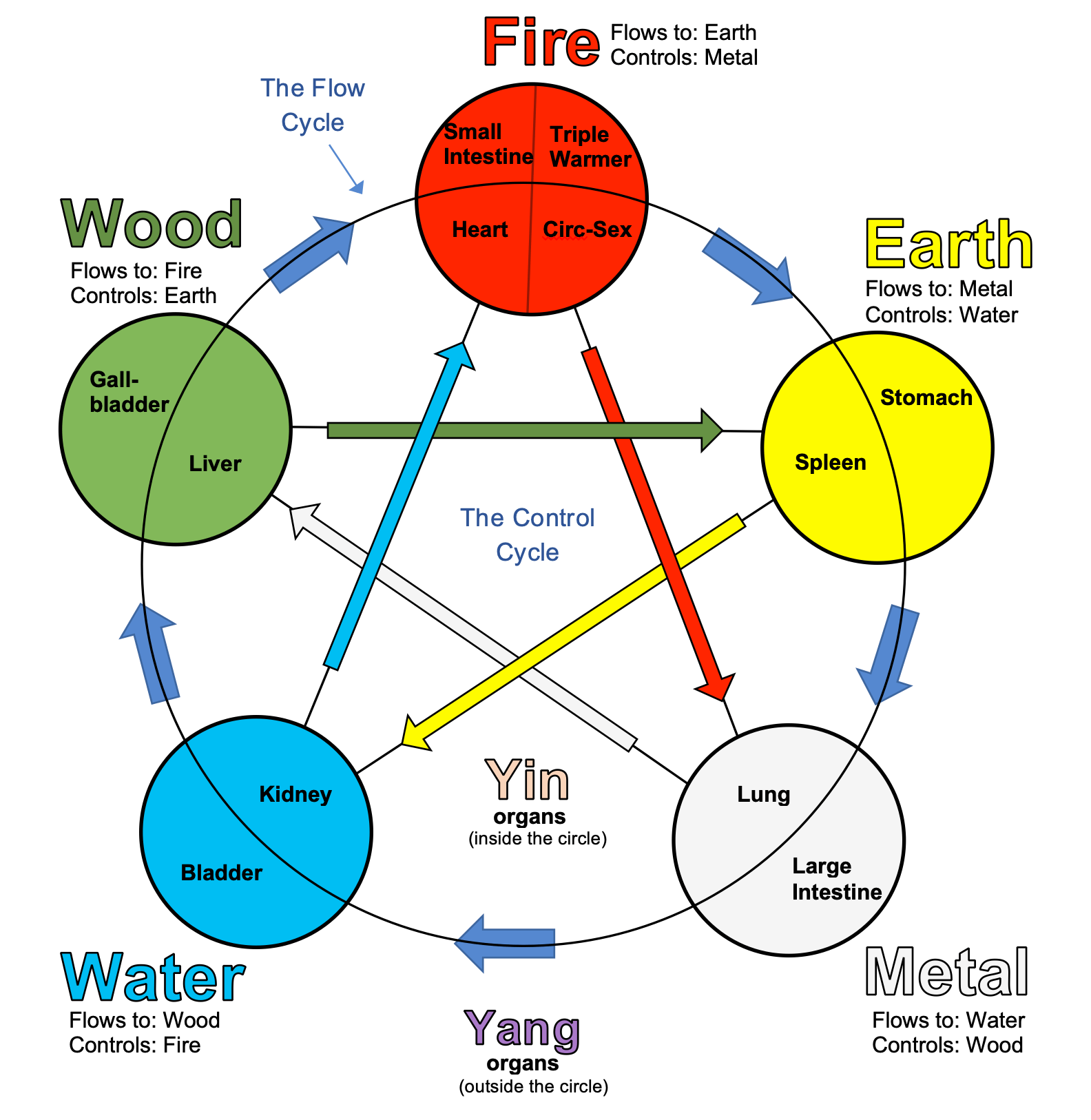 The Five Elements Wheel