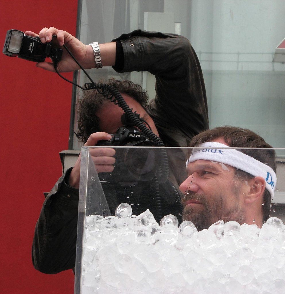 Wim Hof in ice