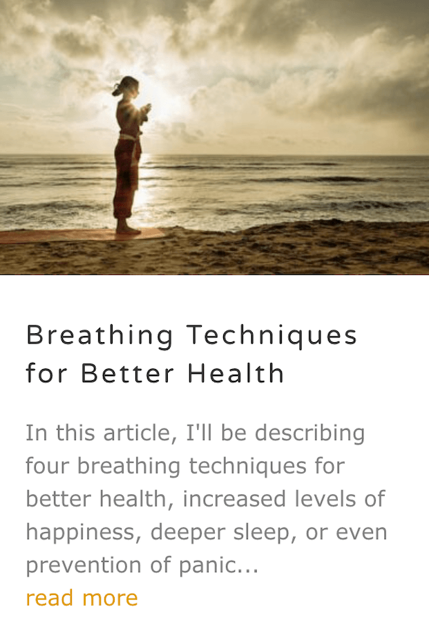 Breathing Techniques for Better Health