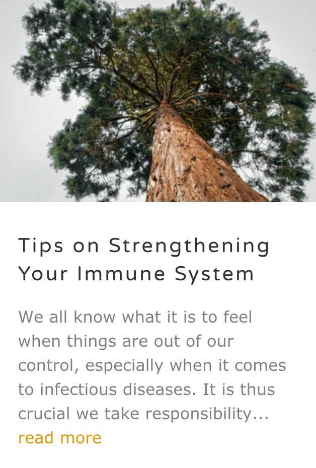 Immunity strengthening