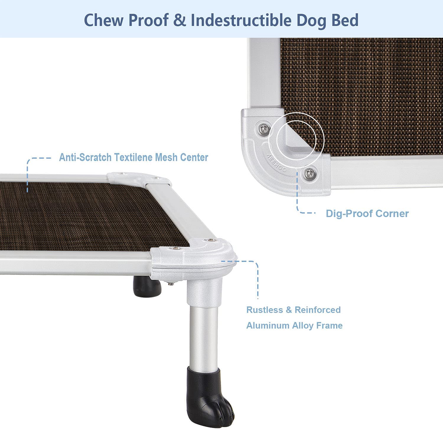 Chew-proof raised bed