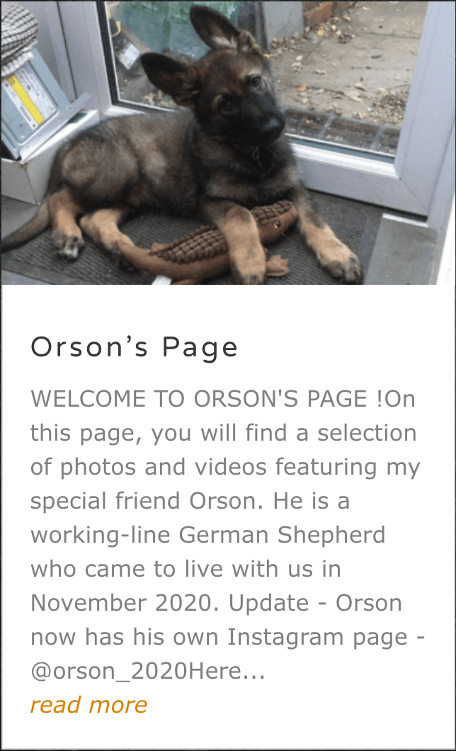 Orsons Page
