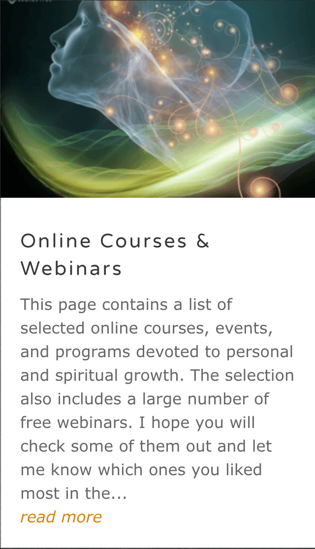 Online courses and webinars